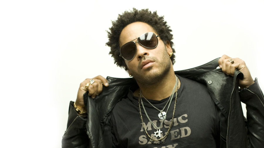 Il musicista americano Lenny Kravitz