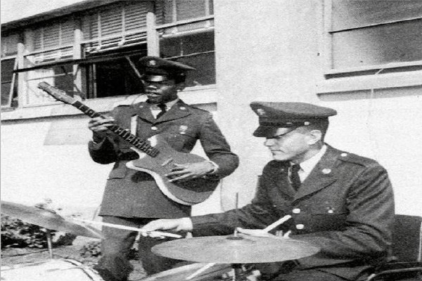 Jimi Hendrix al tempo del servizio militare