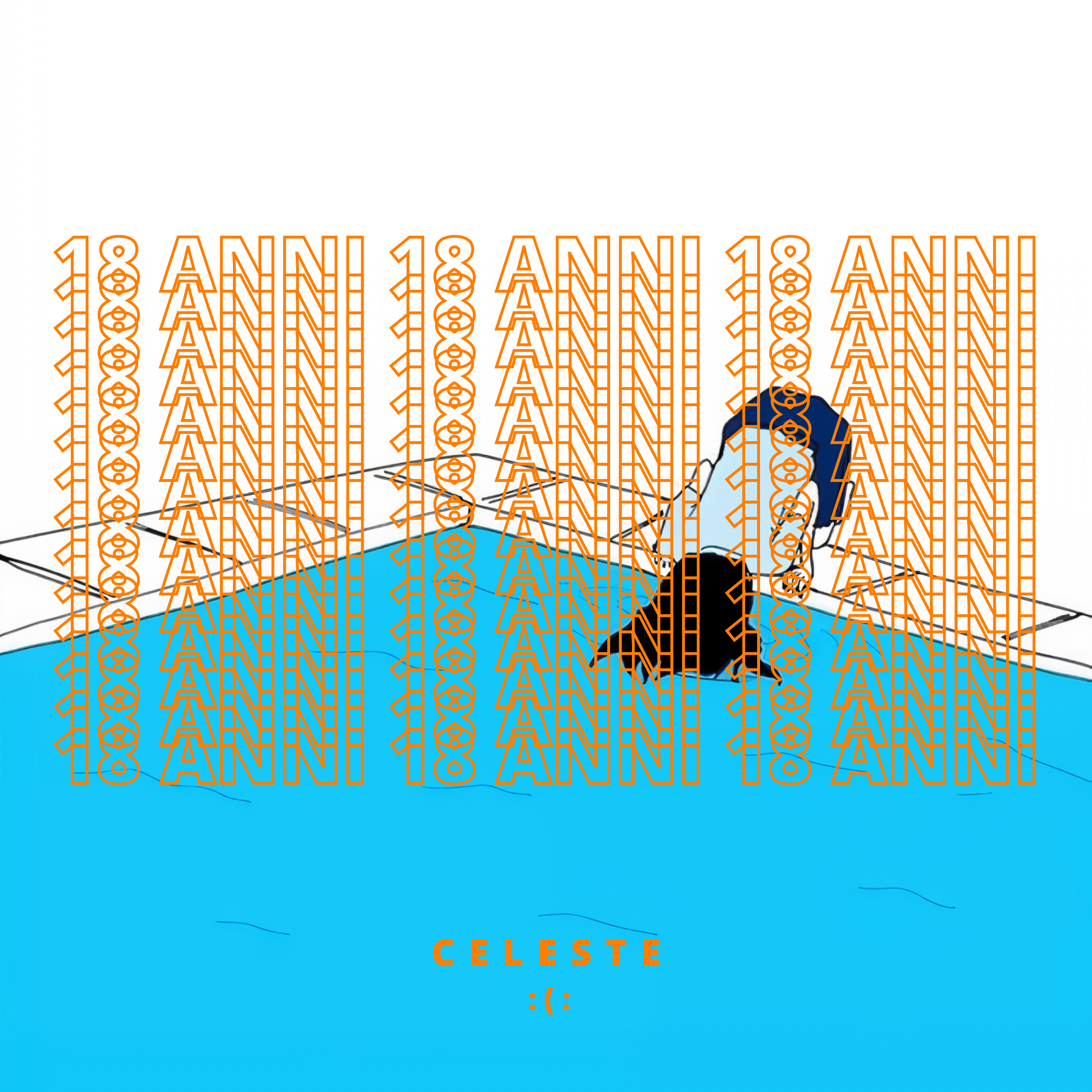 Celeste, copertina del singolo 18 anni
