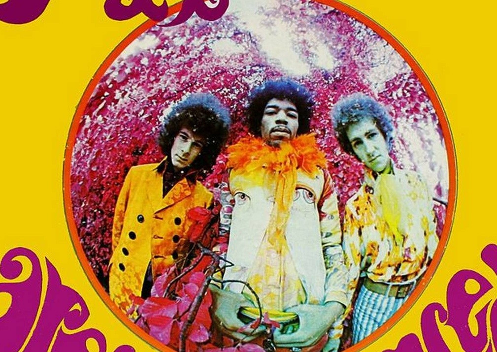 La copertina del primo disco di Jimi Hendrix