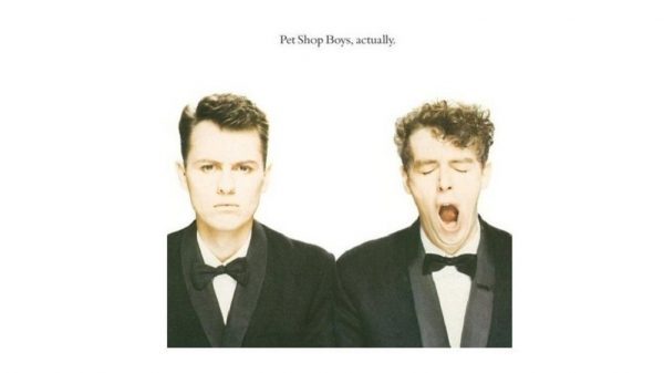 La copertina di Actually dei Pet Shop Boys