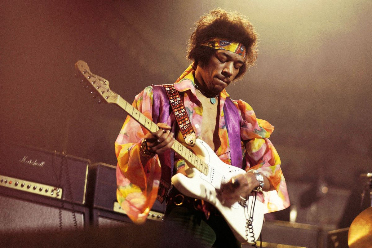 Jimi Hendrix e la sua Fender Stratocaster