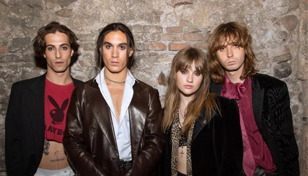 La rock band italiana dei Maneskin