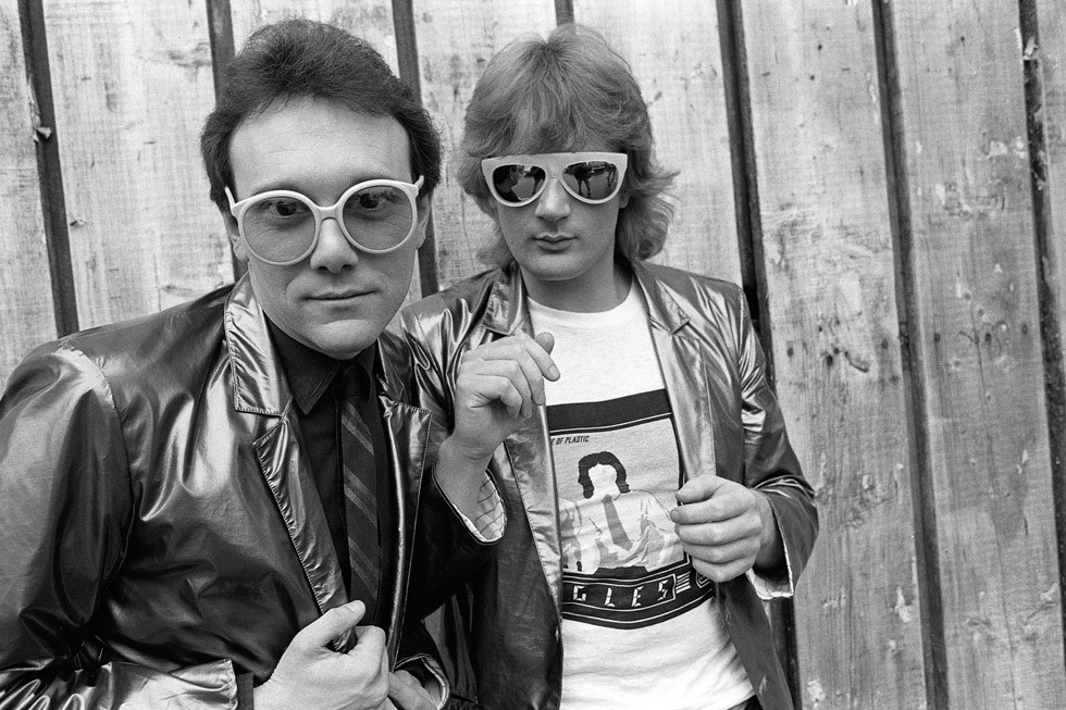 Il duo musicale britannico The Buggles.