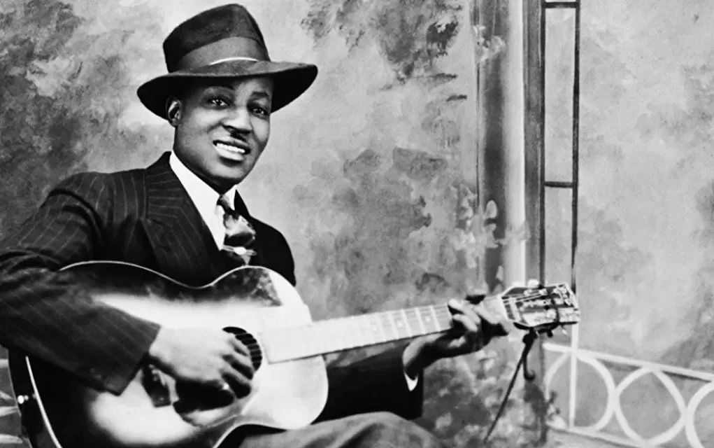 Il chitarrista americano Big Bill Broonzy