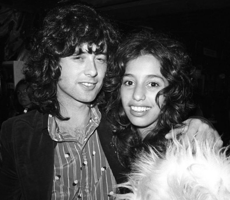 Jimmy Page e Lori Maddox