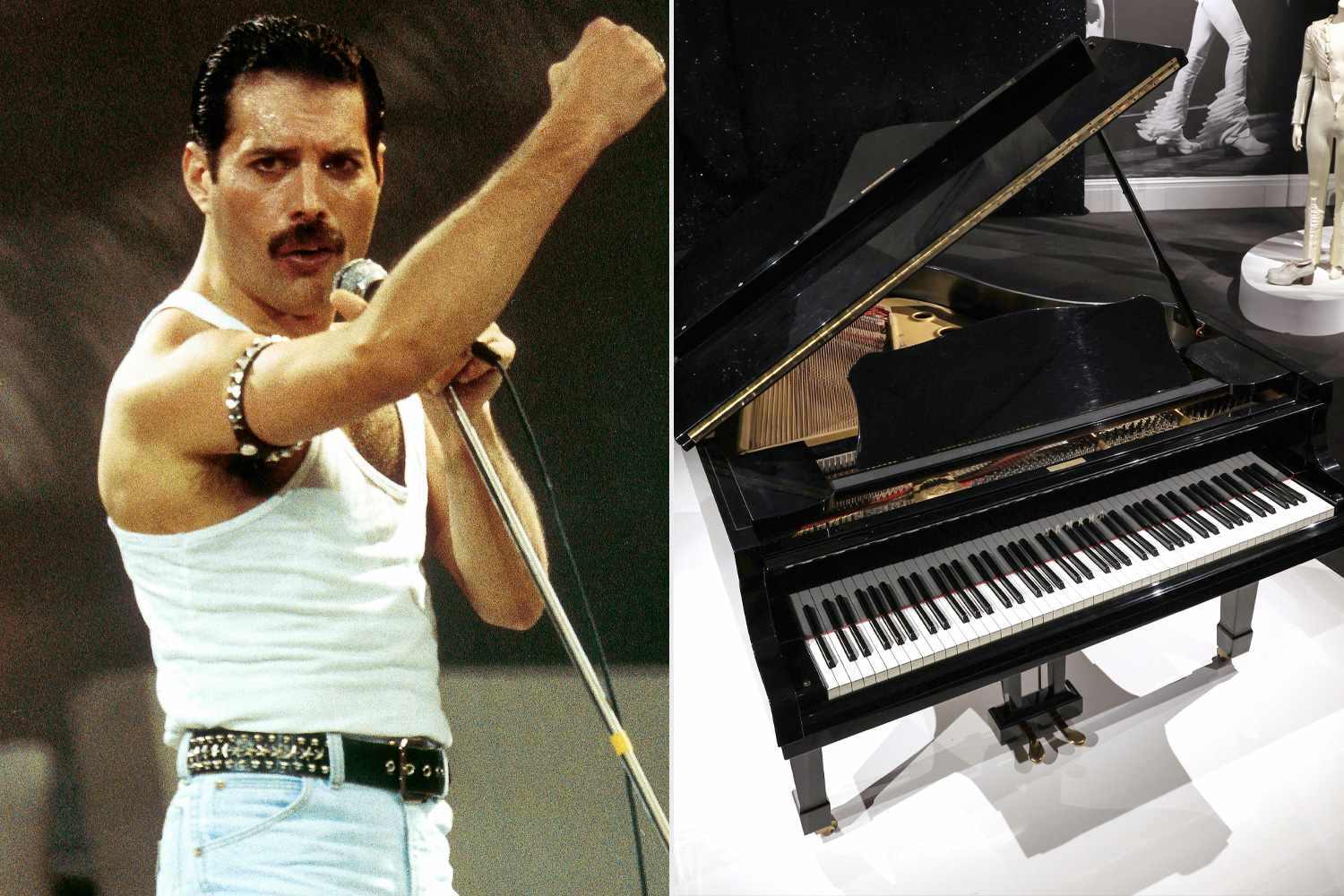 Freddie Mercury e il suo pianoforte