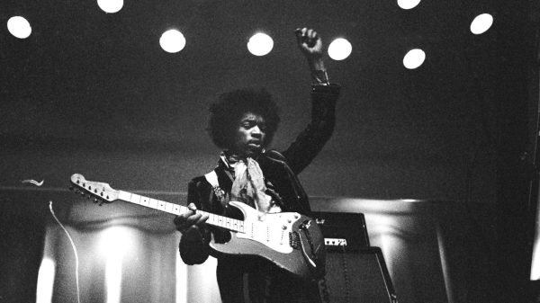 Jimi Hendrix all' Hollywood Bowl di Los Angeles