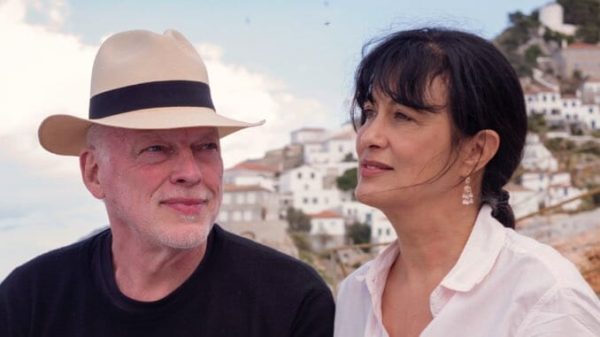 David Gilmour e sua moglie Polly Samson