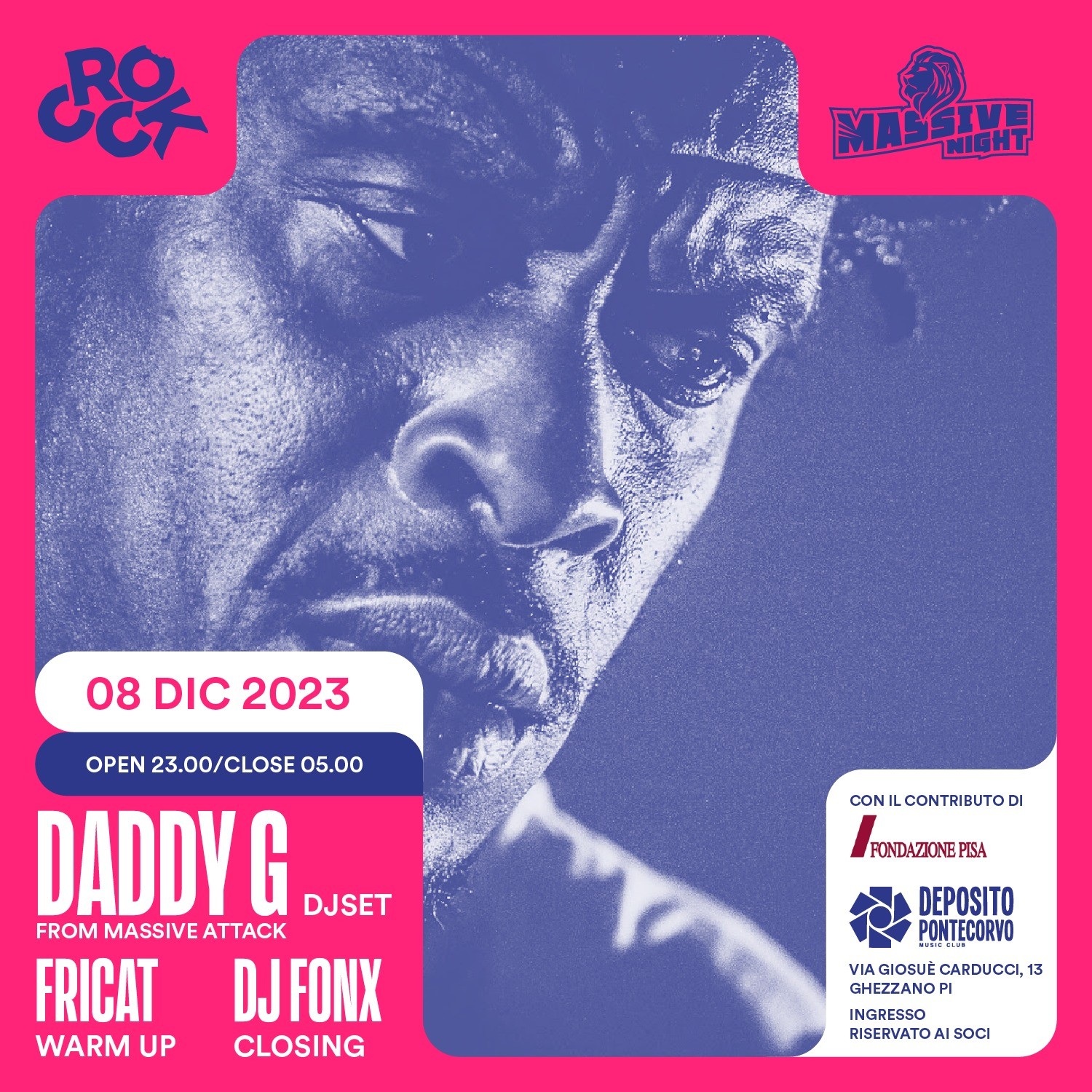 Manifesto Rassegna Crock con Daddy G