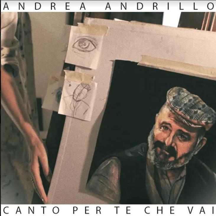 copertina del nuovo singolo "Canto per te che vai" di Andrea Andrillo