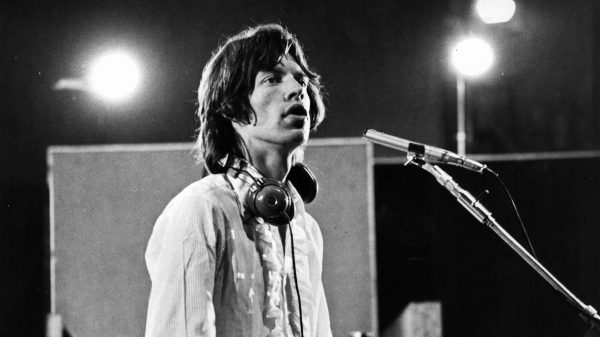 Mick Jagger in studio di registrazione