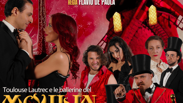 locandina spettacolo al Teatro degli audaci - Le ballerine del Moulin Rouge