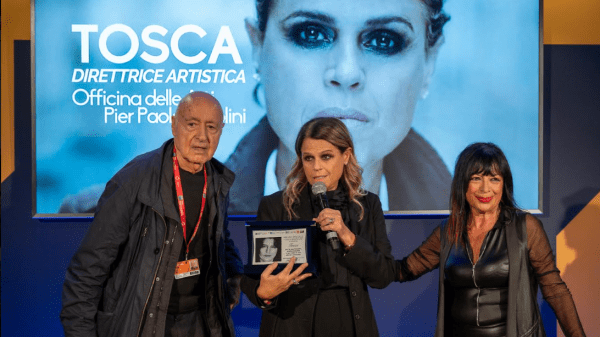 premiazione Tosca per la serie di premi dedicati ai vari protagonisti di cinema e musica