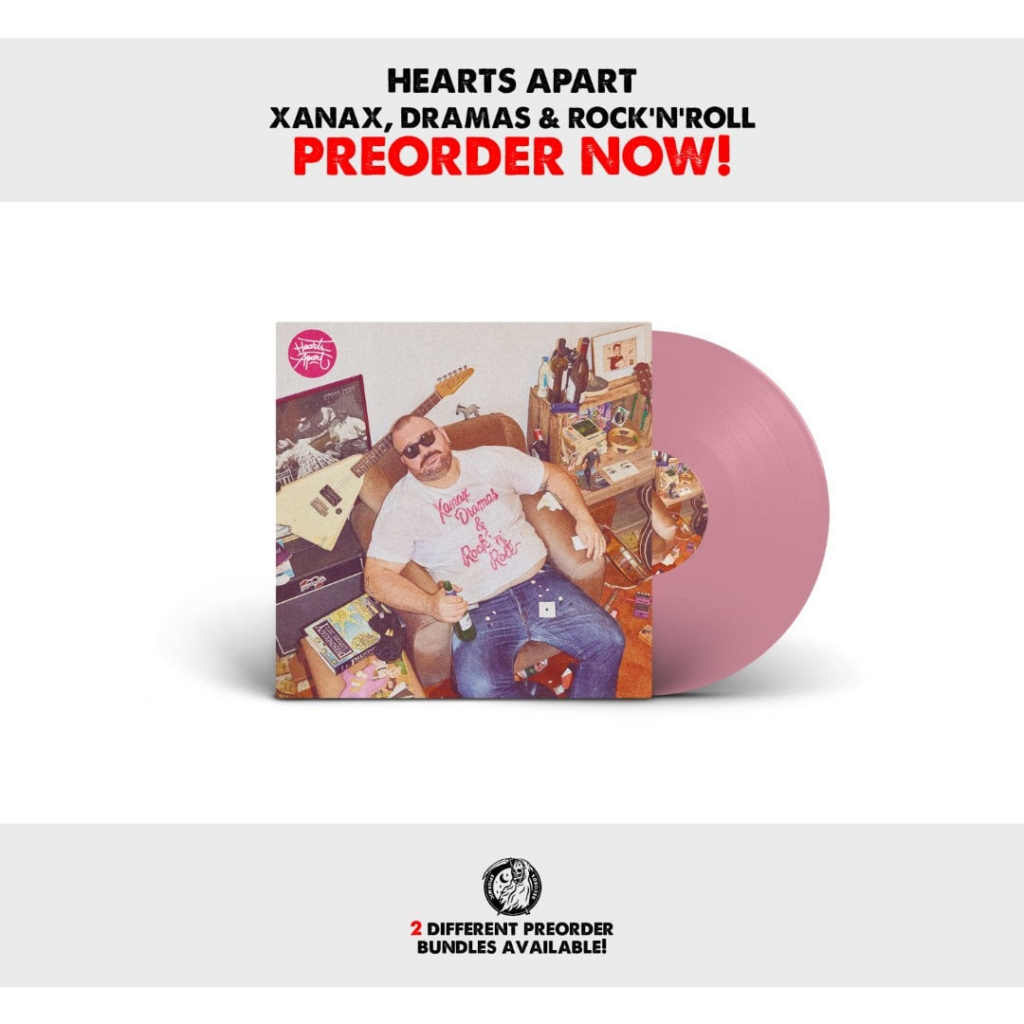 copertina del nuovo album degli Hearts apart