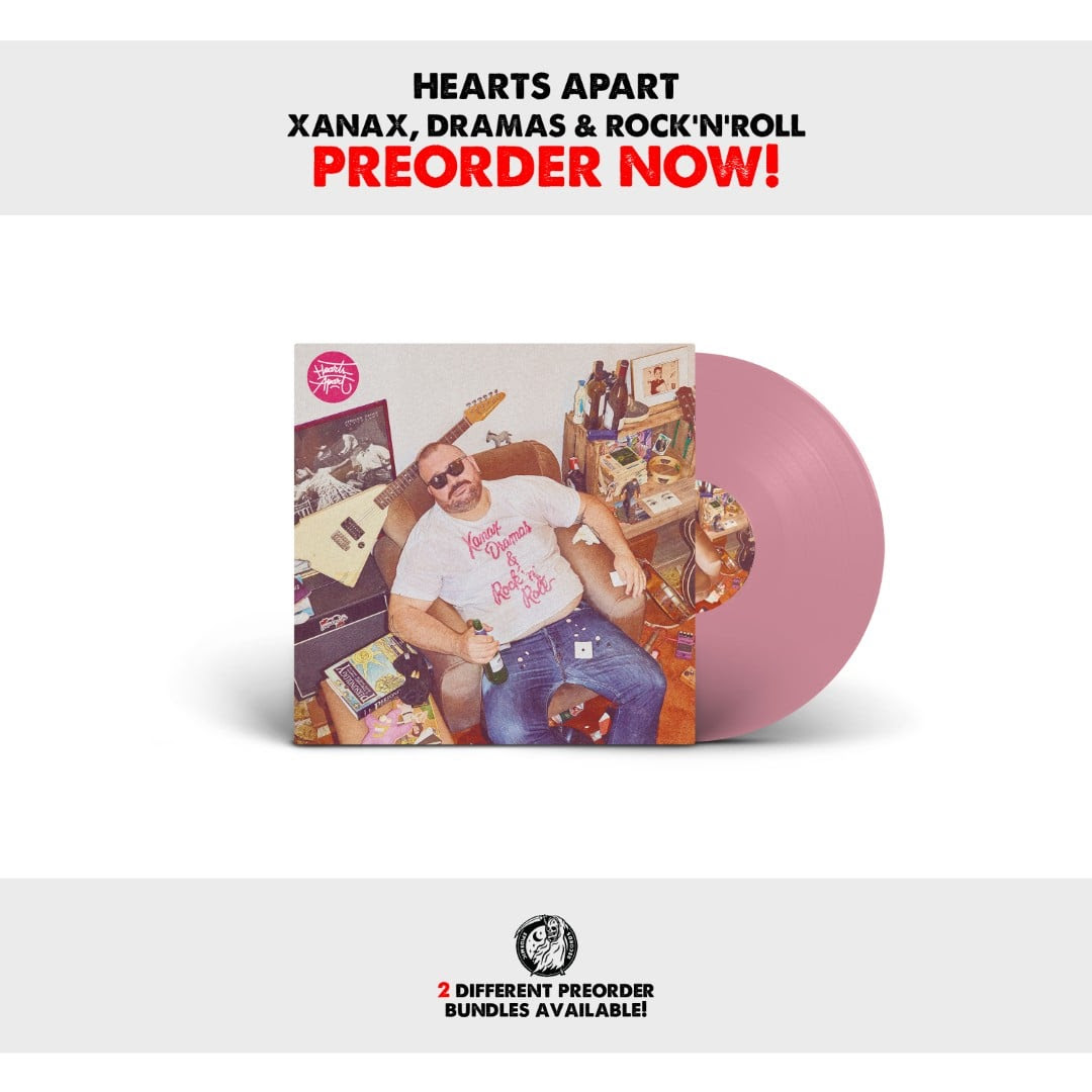 copertina del nuovo album degli Hearts apart